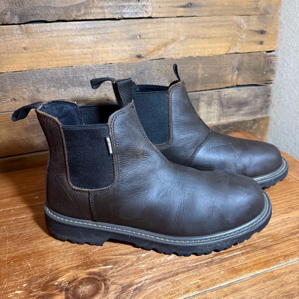WOLVERINE MEN'S FLOORHAND WORK ROMEO W220030 SIZE 9.5‎